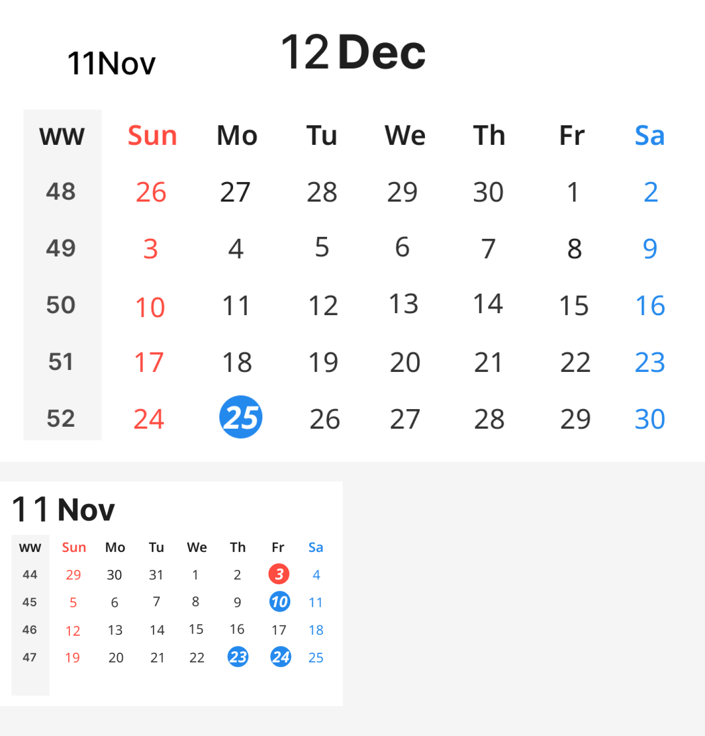Intel Work Week Calendar 2023
